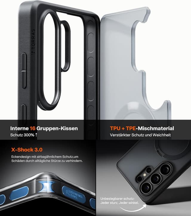 Thumbnail 4 de TORRAS Ostand Q3 Spin Hülle S26 Ultra