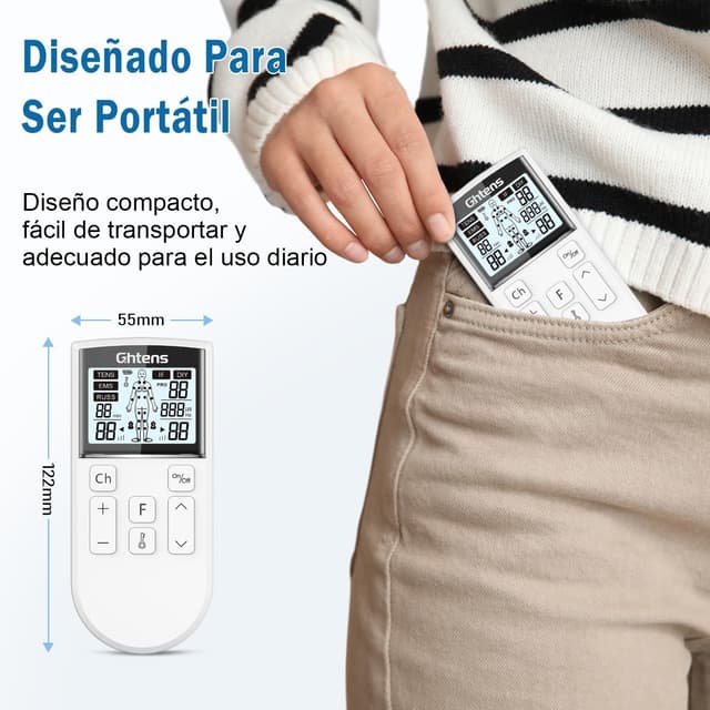 Thumbnail 3 de GHTENS 5 en 1 Electroestimulador Muscular 💪️ Profesional