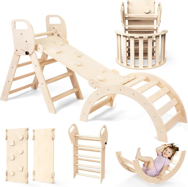 Thumbnail 6 de Woodure Montessori Klettergerüst 6-in-1