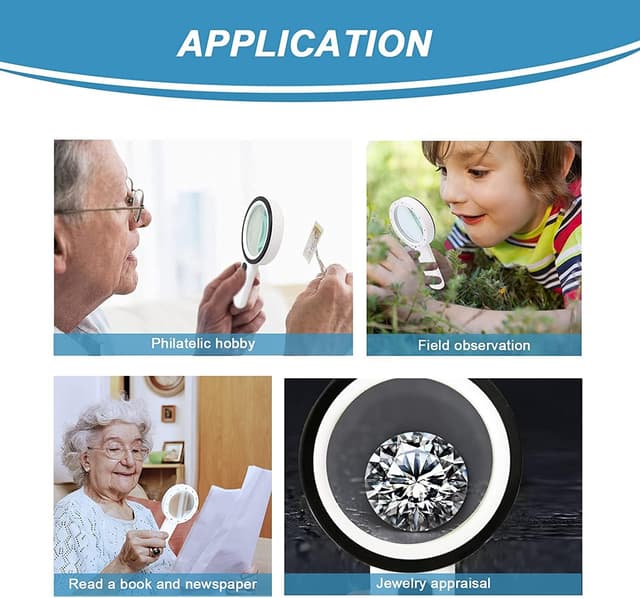 Thumbnail 5 de Nazano Ultra-Clear Magnifying Glass with Light