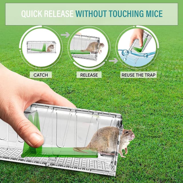 Thumbnail 3 de Lebendfalle für Maus Mausefalle 2er Set – kontaktlos 🚪?UTF-8