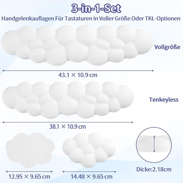Thumbnail 6 de Sushret Wolke Handballenauflage ⌨