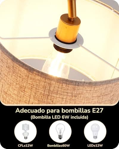 Thumbnail 3 de EDISHINE Lámpara de Pie Minimalista 161 cm