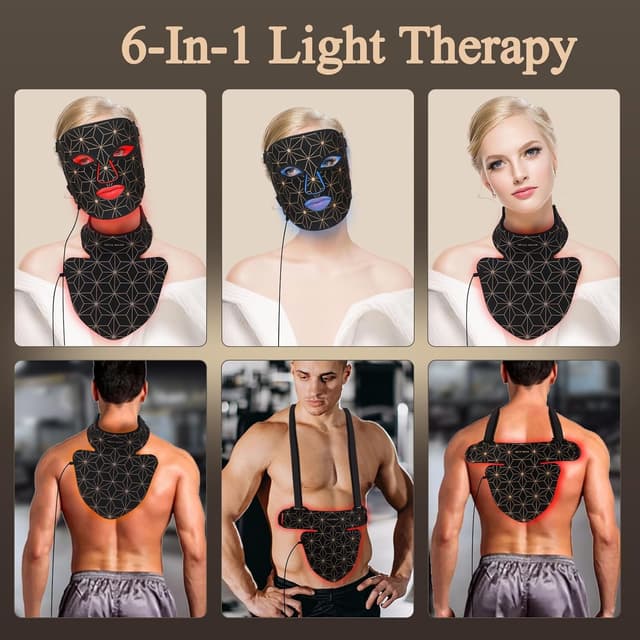 Thumbnail 1 de 850NM Red Light Therapy Mask 3000 mAh LED Skincare