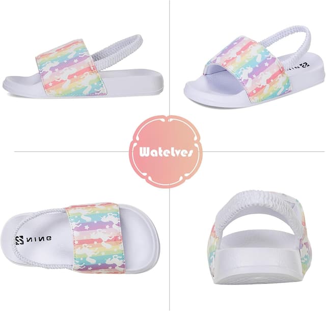 Detalle de WateLves Toddler Water Slides & Sandals for Swim, Beach & Pool Days
