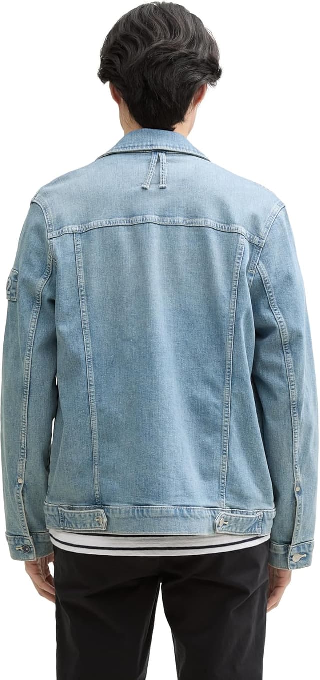 Detalle de TOM TAILOR giacca di jeans da uomo: comfort e vestibilità su misura