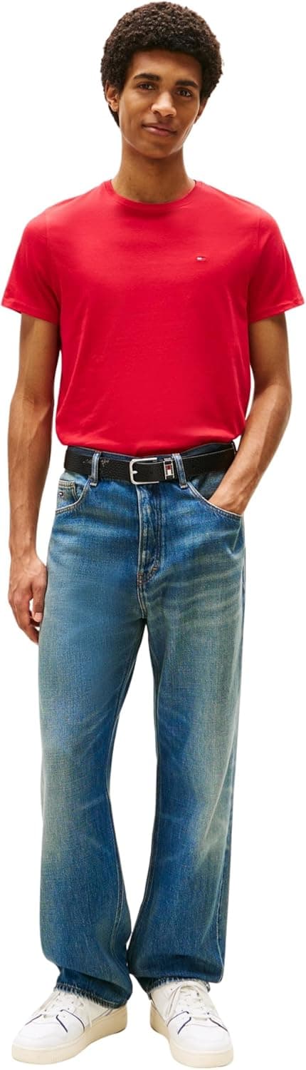 Thumbnail 2 de Tommy Jeans Camiseta Slim Fit Manga Corta ❤️ Rose Red XS