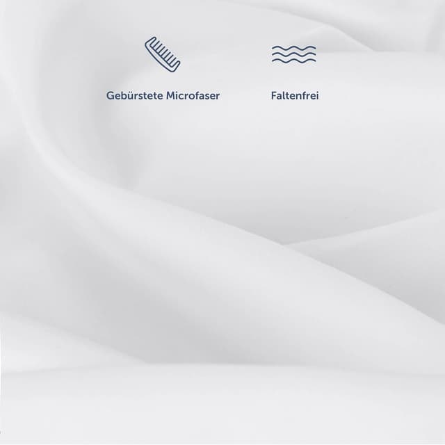 Detalle de Blumtal Spannbettlaken 140x200 cm aus Microfaser (OEKO-TEX zertifiziert)