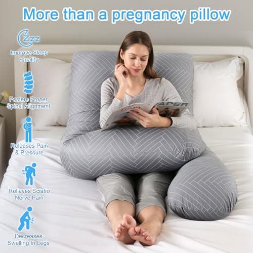 Detalle 1 de SHANNA Almohada de embarazo 70 x 145 cm
