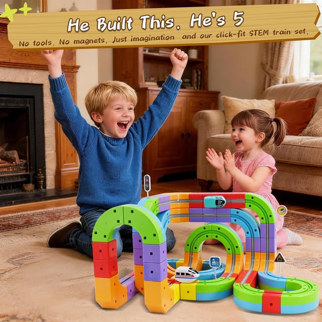 Thumbnail 5 de Track Fusion 3D Cube Train Set