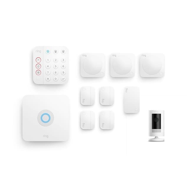 Detalle 2 de Ring Alarm Pack – L + Outdoor Camera (Stick Up Cam) smart home security system
