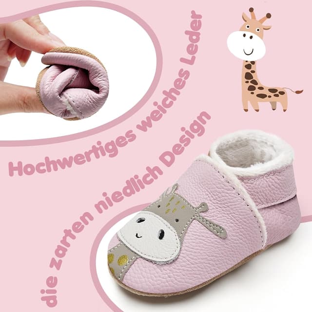 Thumbnail 1 de IceUnicorn Krabbelschuhe Baby gefüttert Plüsch 👶