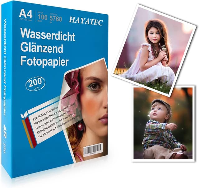 Detalle de Fotopapier A4 200 g/m² glänzend 🖨