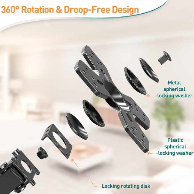 Thumbnail 4 de ELIVED universal TV mount for 14–30in TVs