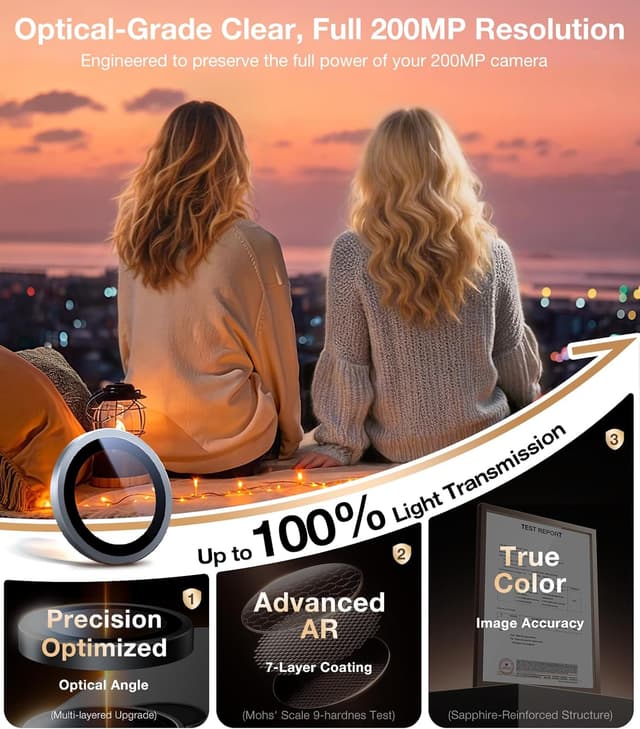 Detalle de UltraGlass UNBREAK TOP 9H+ Camera Protector