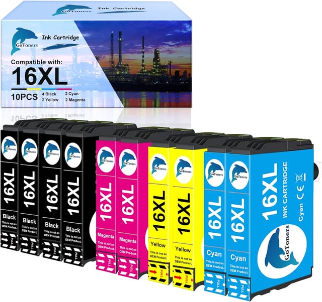 Imagen de GoToners 16XL 10er Pack kompatible Tintenpatronen đź–¨ en OfertitasTOP