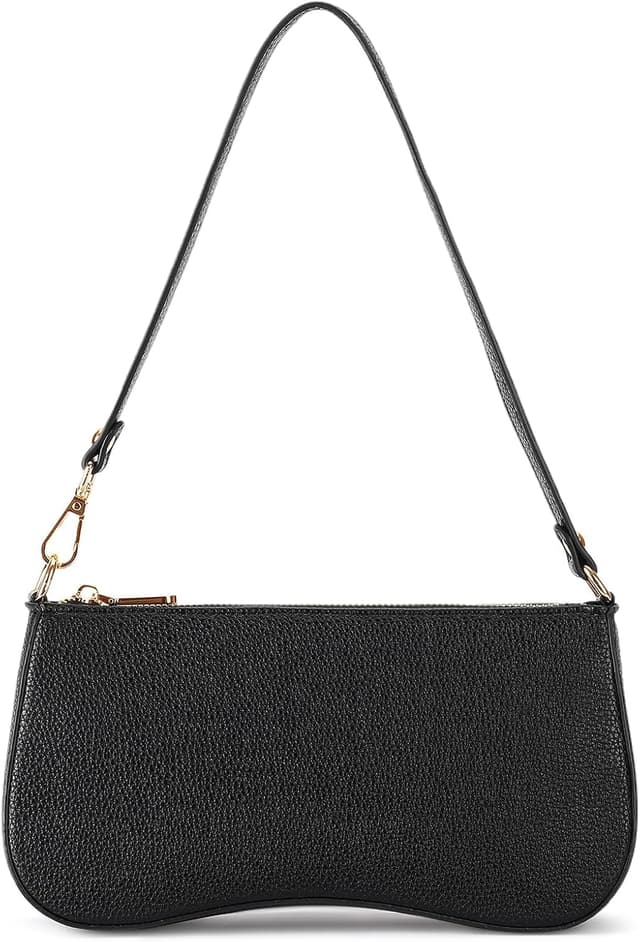 Detalle de FALAN MULE RFID crossbody phone bag for women in vegan leather-look with long strap and card slots