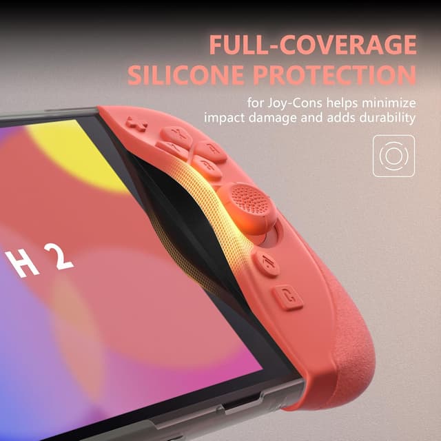 Detalle 2 de playvital Ranger Grip Case for Nintendo Switch 2, ergonomic stand