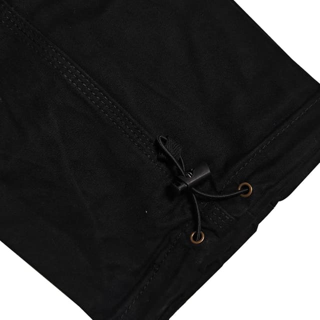 Detalle de Aotoyou Herren Cargohose aus Baumwolle mit 7 Taschen, elastischem Bund und 7-Taschen-Design