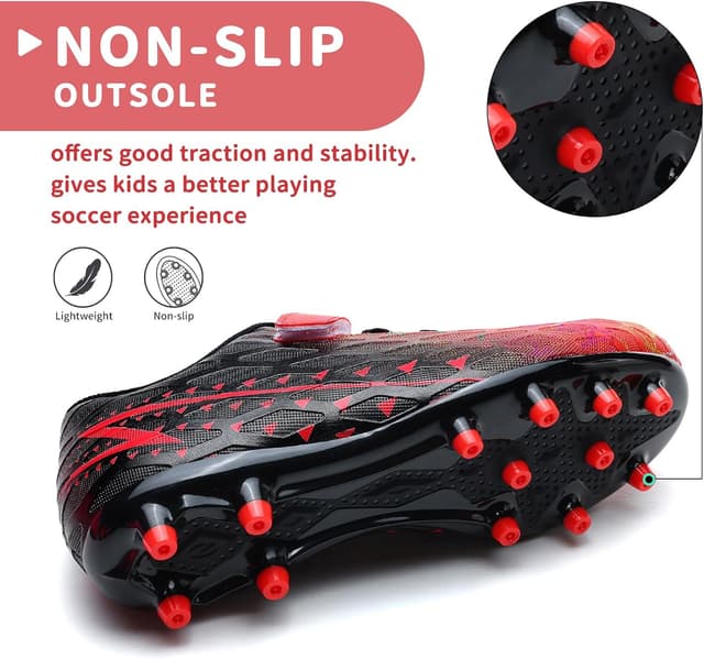 Detalle de Hanani Boys FG/AG Football Boots Velcro