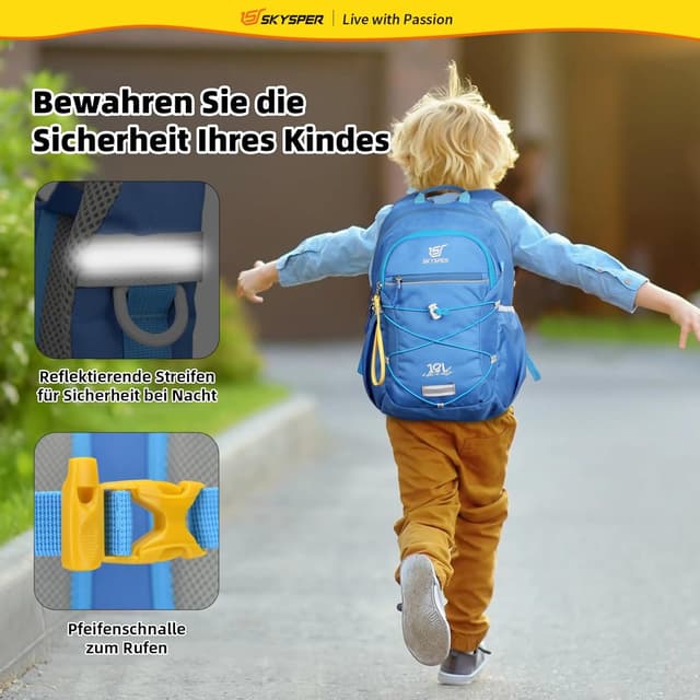 Detalle 1 de SKYSPER Kinderrucksack Wandern 3-8