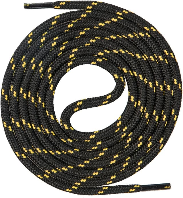 Detalle 2 de Mount Swiss runde Schuhbänder (ø 4,5 mm) – reißfestes Polyester für Trekking-, Arbeits- und Wanderschuhe