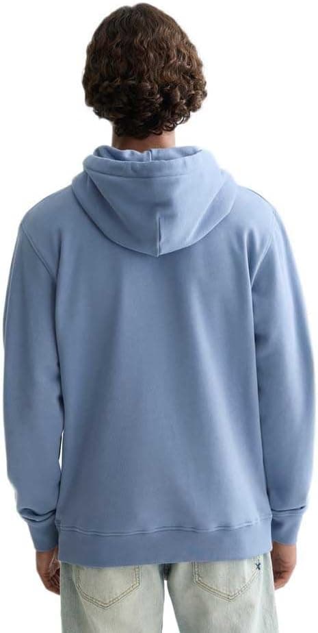 Detalle 2 de Scotch & Soda men’s Essential badge logo hooded sweatshirt (regular fit)