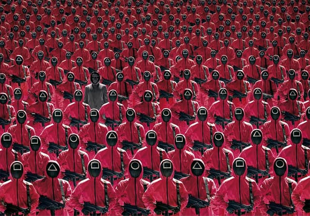 Detalle 2 de Clementoni Squid Game Puzzle Dificil 1500 Piezas