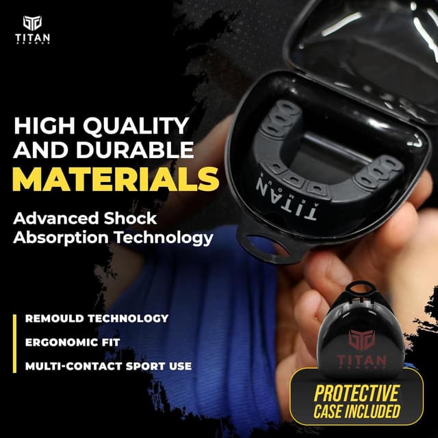 Detalle 2 de Titan Armour Gum Shield with Dual-Layer Tech