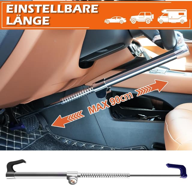 Thumbnail 4 de Tevlaphee Lenkradschloss 92 cm