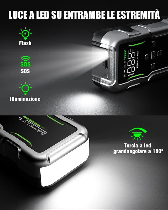 Detalle 1 de Avviatore Emergenza auto 12V 7000A