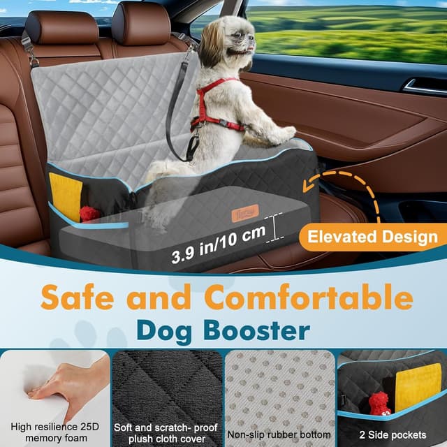 Thumbnail 2 de Tivray Large Dog Car Seat 60 lb