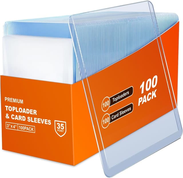 Detalle de Toploader 200 Kartenhüllen 3x4 Zoll