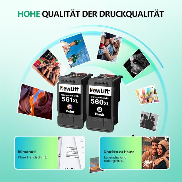 Detalle 2 de NewLift 560XL 561XL Patronen 2er-Pack 🖨
