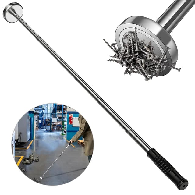 Detalle de Magnet Pick Up Tool Preciva – teleskopischer Magnetheber bis zu 15,8 kg Tragkraft