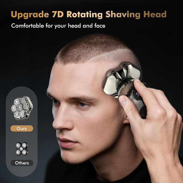 Detalle 2 de ETENTOUS 2025 Magnetic Head Shaver 90min