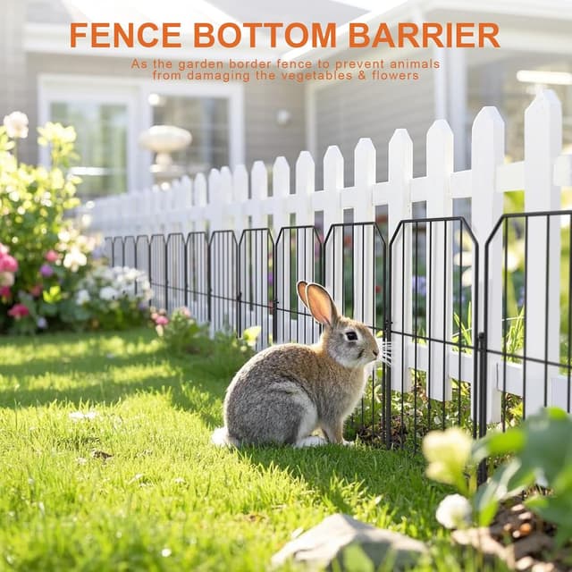 Detalle 2 de Yeabett Gartenzaun 25 Stück 31×41 cm