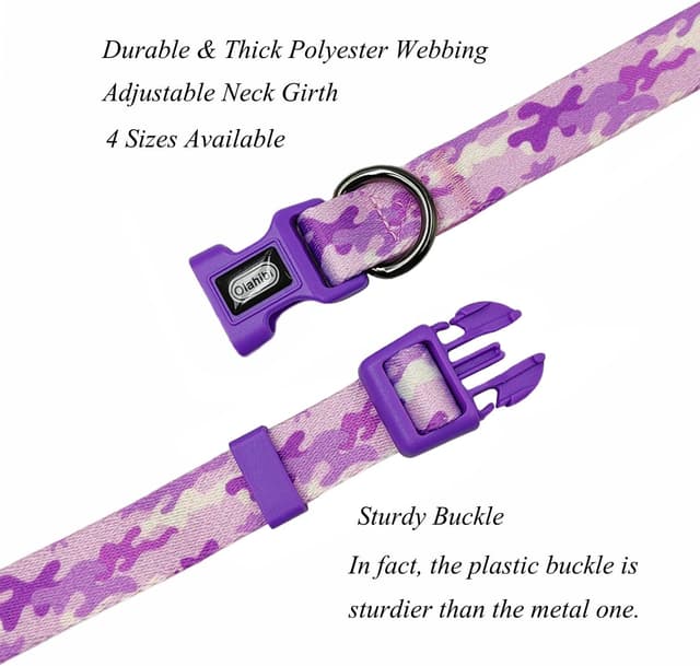 Thumbnail 3 de Olahibi Camouflage Dog Collar and Leash (Large)