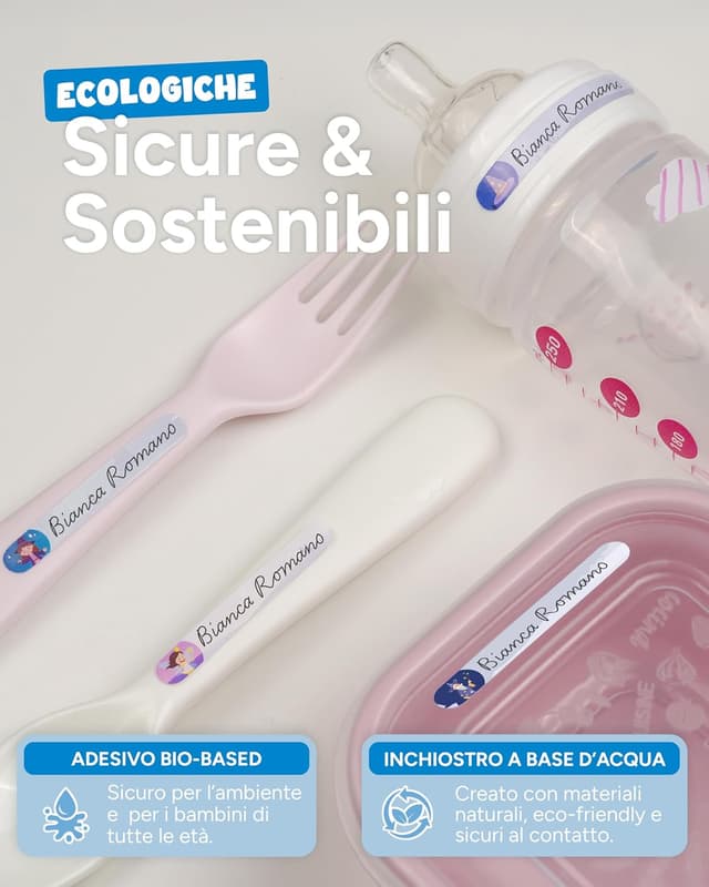 Detalle de mycustomy Etichette adesive scuola 280