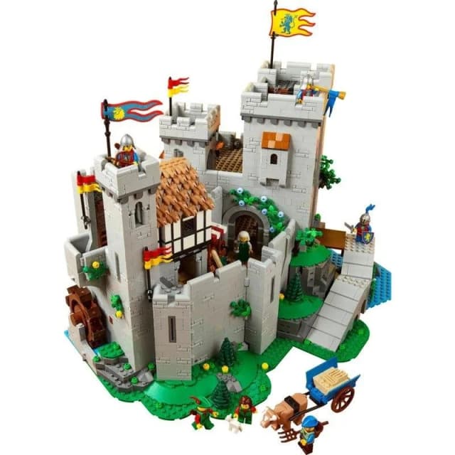 Detalle de LEGO Icons Castillo de los Caballeros del León 10305 (4.514 piezas)