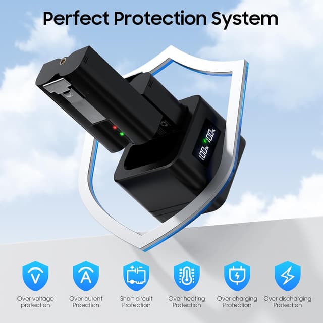 Detalle de Ohcans Replacement Battery for Ring 2-pack