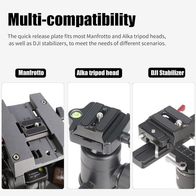 Thumbnail 2 de Hersmay Arca Swiss Schnellwechselplatte für DJI RS2 RS3