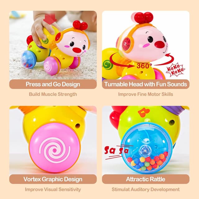 Detalle 2 de CubicFun Inchworm Musical Toy 6 Months