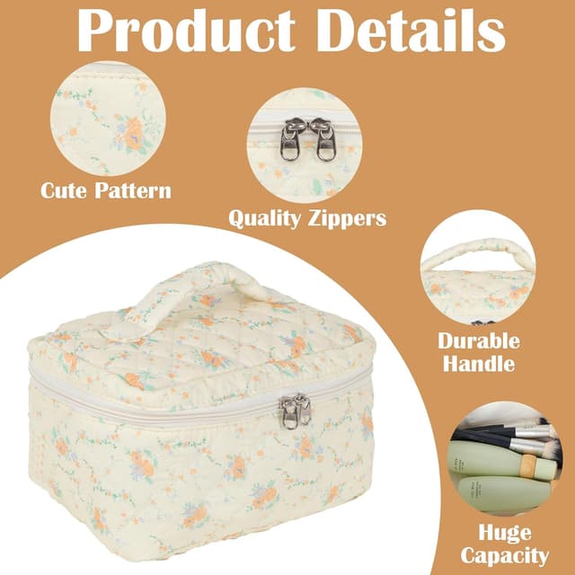 Detalle de Lot de 3 trousses de maquillage voyage