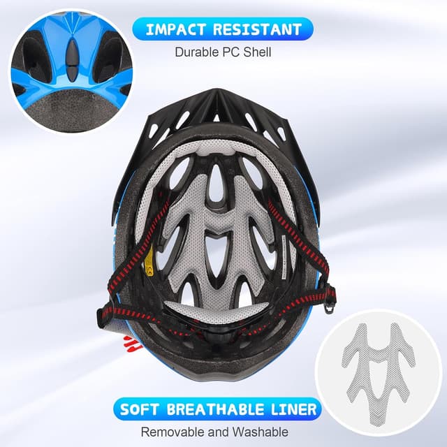 Detalle 2 de DmTown Kinder-Fahrradhelm verstellbar 50–58 cm für Jungen & Mädchen (3–14 Jahre)