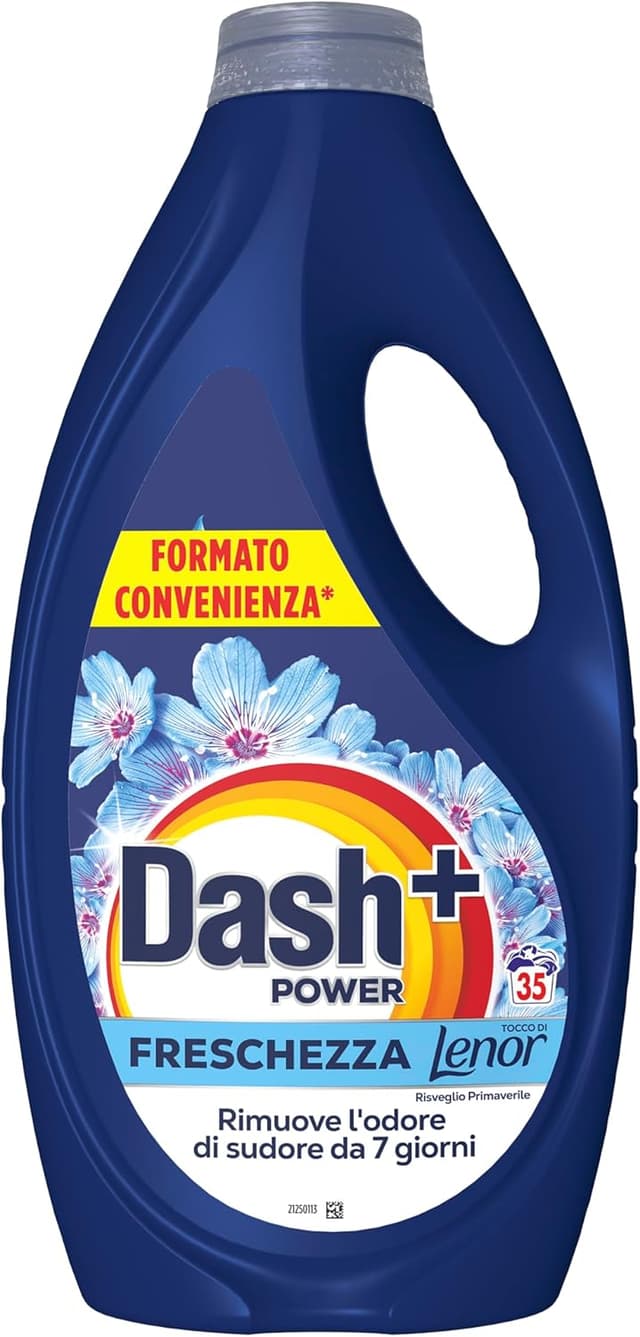 Detalle 2 de Dash Power detersivo liquido per lavatrice con Freschezza di Lenor, 140 lavaggi (4x35)