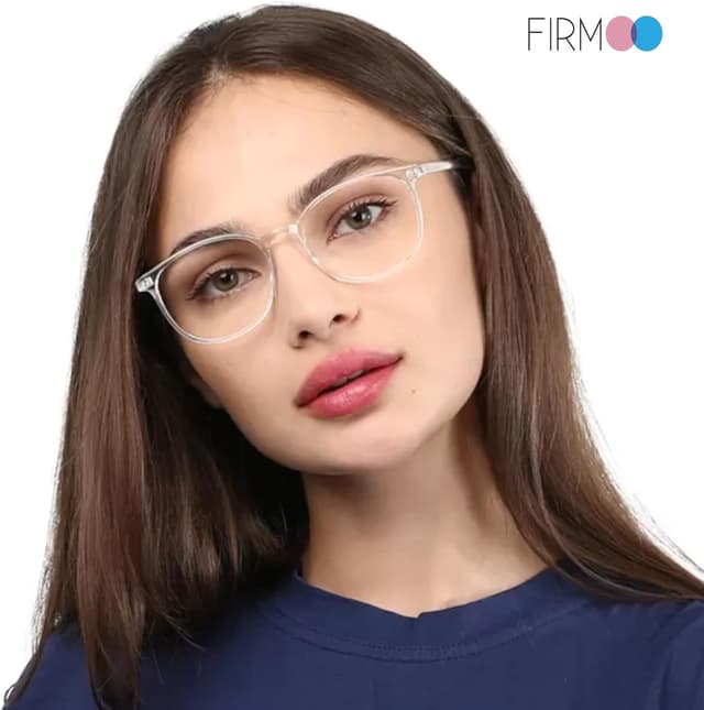 Detalle 2 de Firmoo Blaulicht Brille (TR90, transparent) – Computerbrille mit UV- und Blaulichtschutz für Damen & Herren