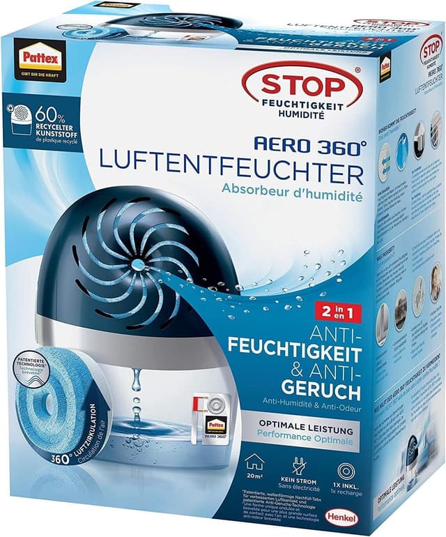 Detalle de Pattex AERO 360º Luftentfeuchter mit 450 g