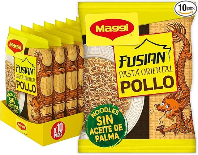 Imagen de Maggi Pasta Oriental Pollo - Pack de 10 🍜 en OfertitasTOP
