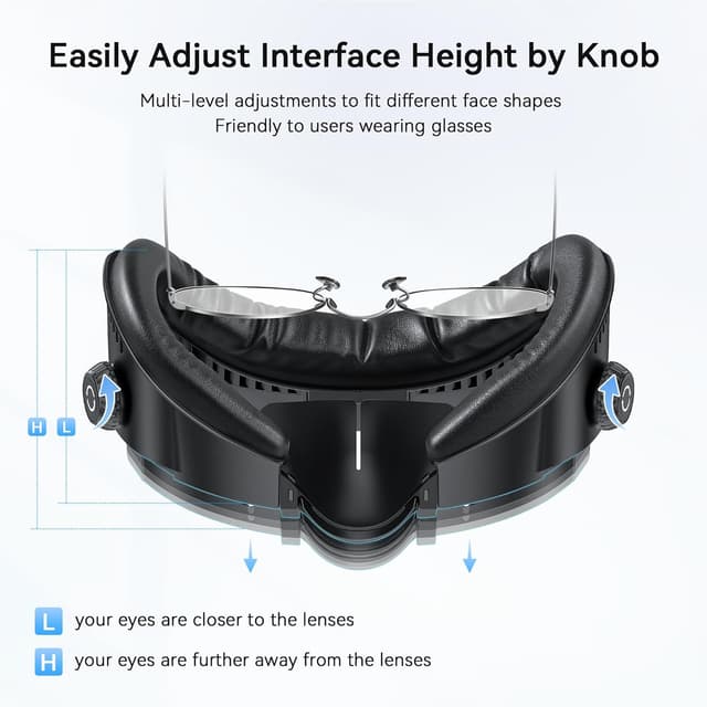 Thumbnail 5 de AMVR FC4A Facial Interface for Quest 3 Halo Head Strap